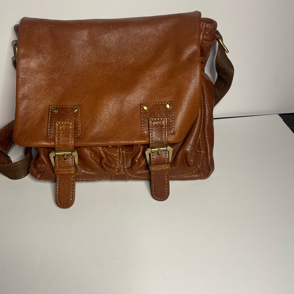 M. C. Classic BROWN Butter-SoftLeather Messenger Bag for Men or Women